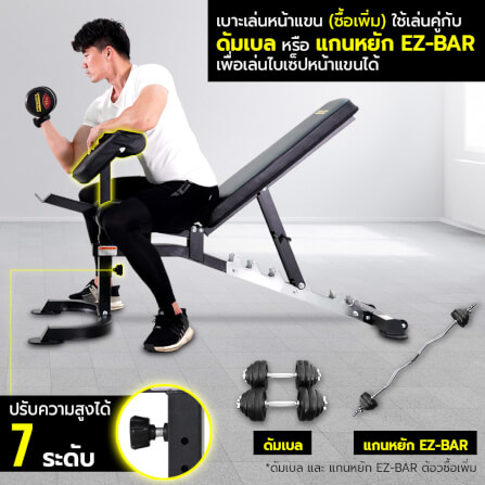 ม้านั่งยกน้ำหนัก POWER REFORM รุ่น POWER IRON_5